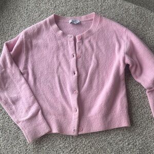 & Other Stories Blush Pink Knit Cardigan